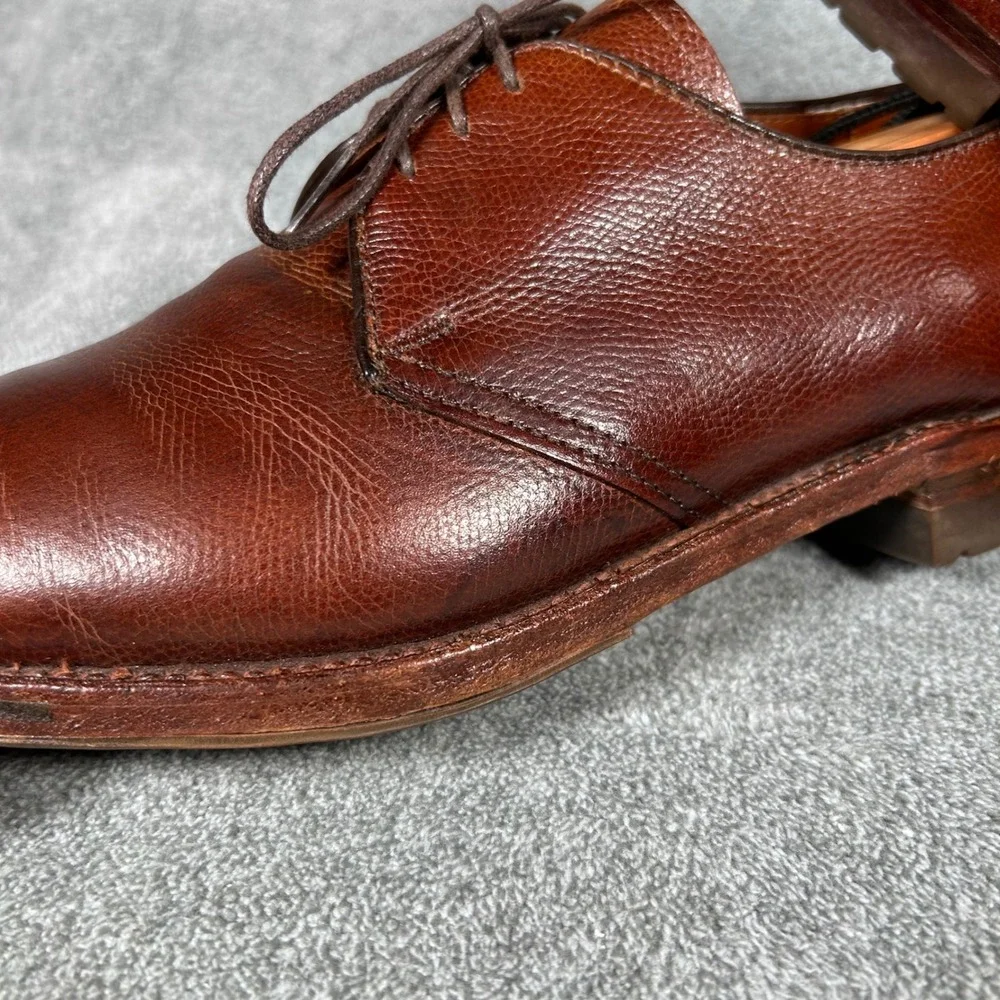 Alden 942C Dutton 3 Eyelet Blucher Brown Alpine Grain Made USA Mens 9.5 A/C